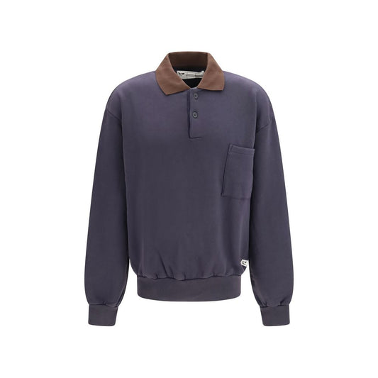 Blue Cotton Sweatshirt