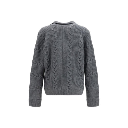 Gray Wool Oves Aries Cardigan