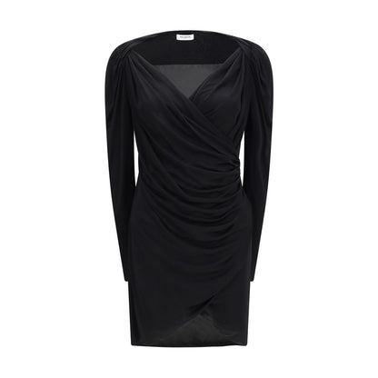 Black Viscose Casual Dress