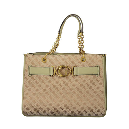 Verde Polyurethane Women Handbag