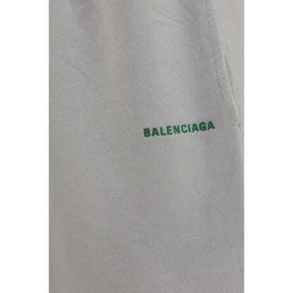 White Cotton Bermuda Shorts