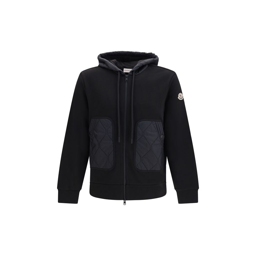 Black Cotton Sweatshirt
