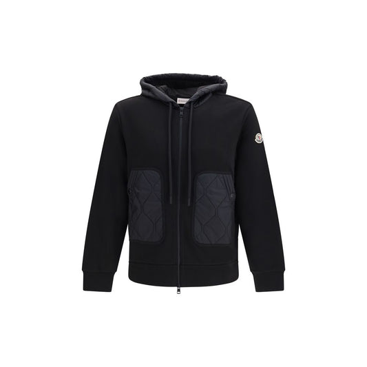Black Cotton Sweatshirt