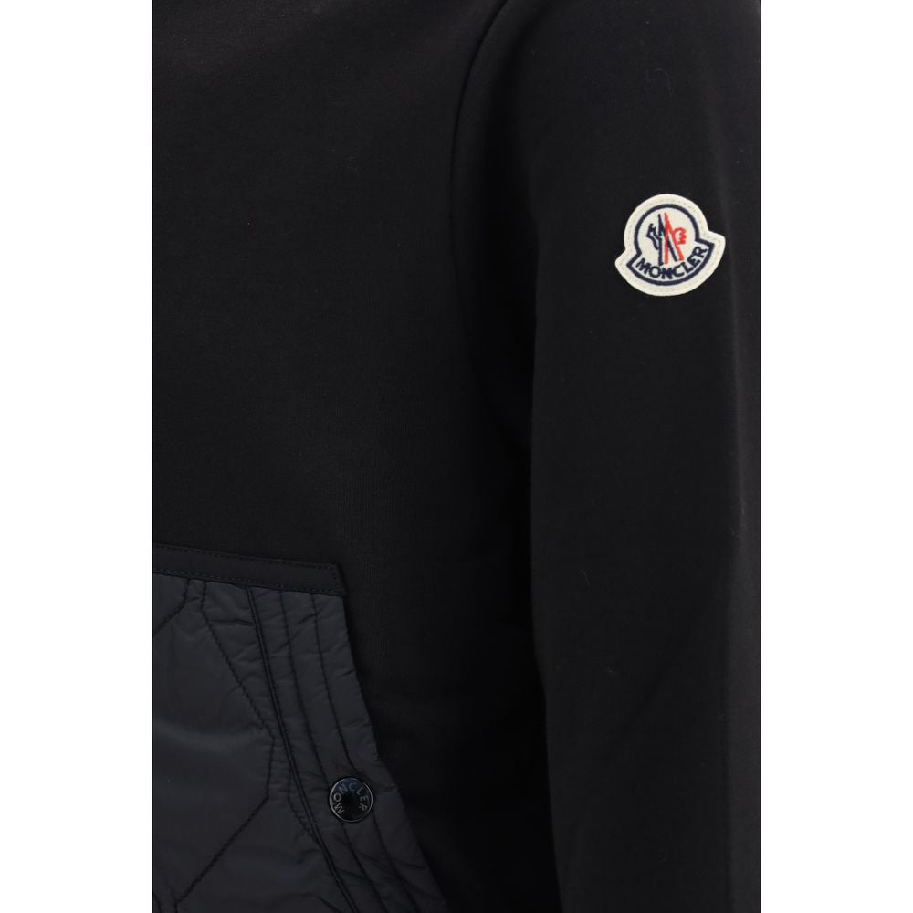 Black Cotton Sweatshirt