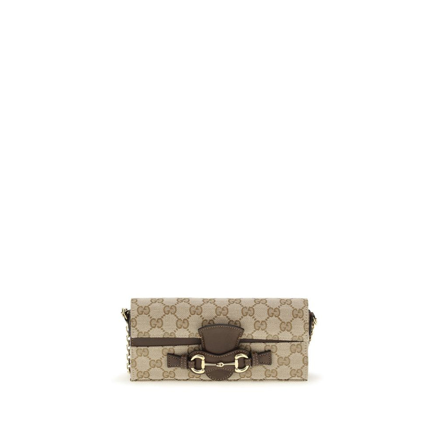 Beige Fabric Wallet