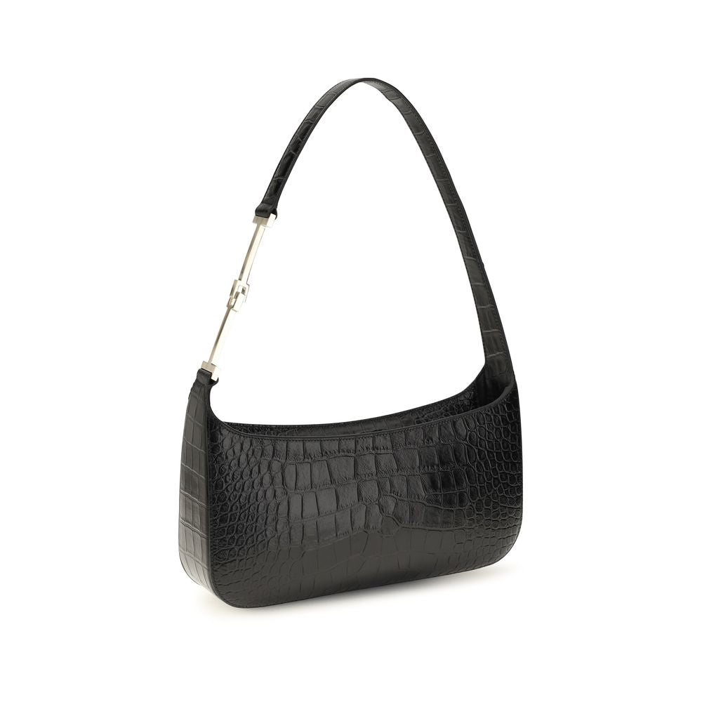 Black Calf Leather Bos Taurus Shoulder Bag