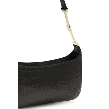 Black Calf Leather Bos Taurus Shoulder Bag
