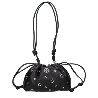 Black Leather Shoulder Bag