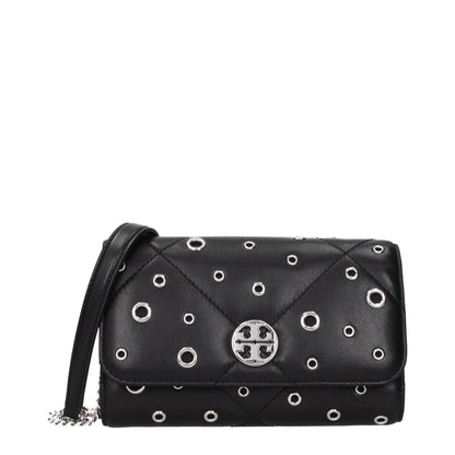 Black Leather Clutch Bag