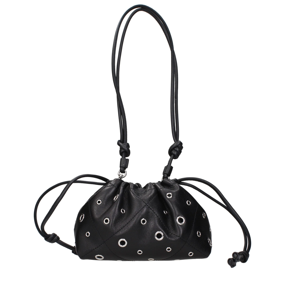Black Leather Shoulder Bag