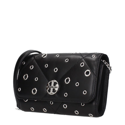 Black Leather Clutch Bag