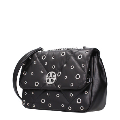 Black Leather Crossbody Bag