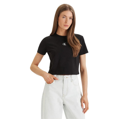 Black Cotton T-Shirt