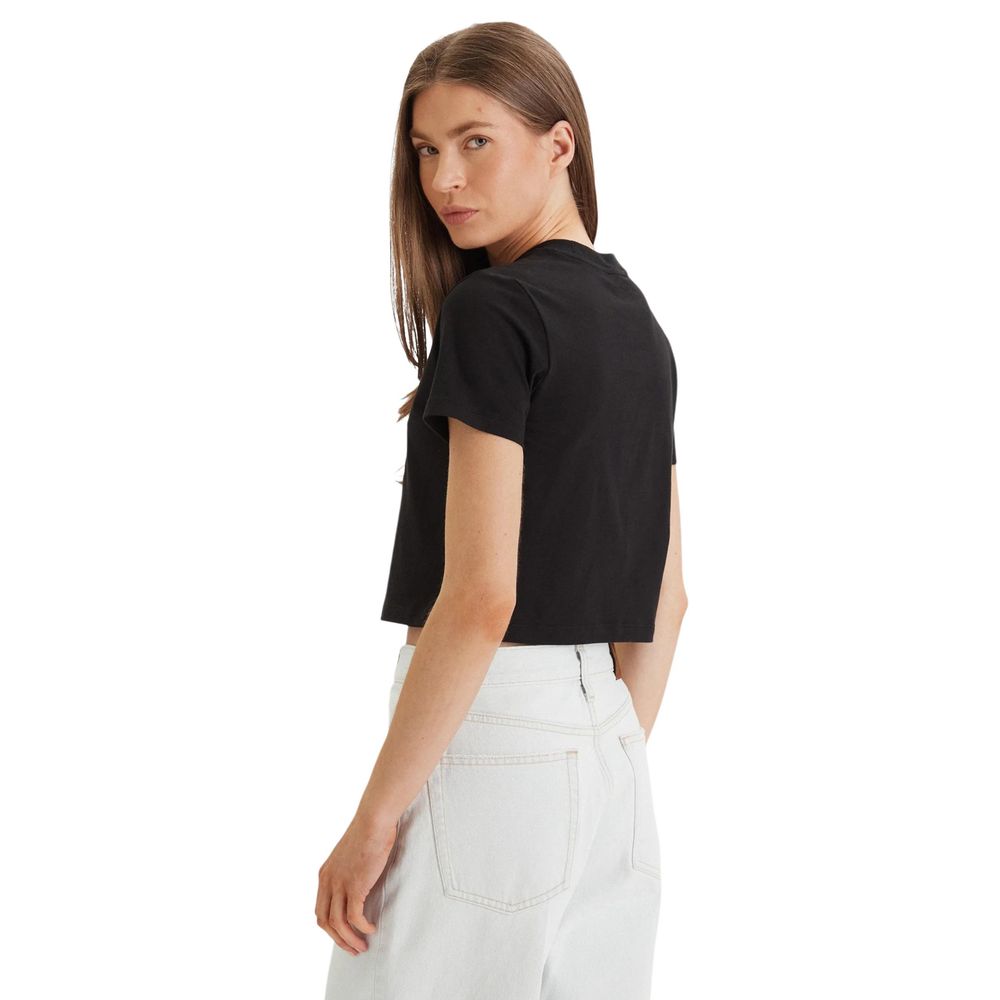 Black Cotton T-Shirt
