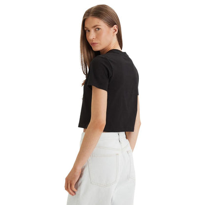 Black Cotton T-Shirt