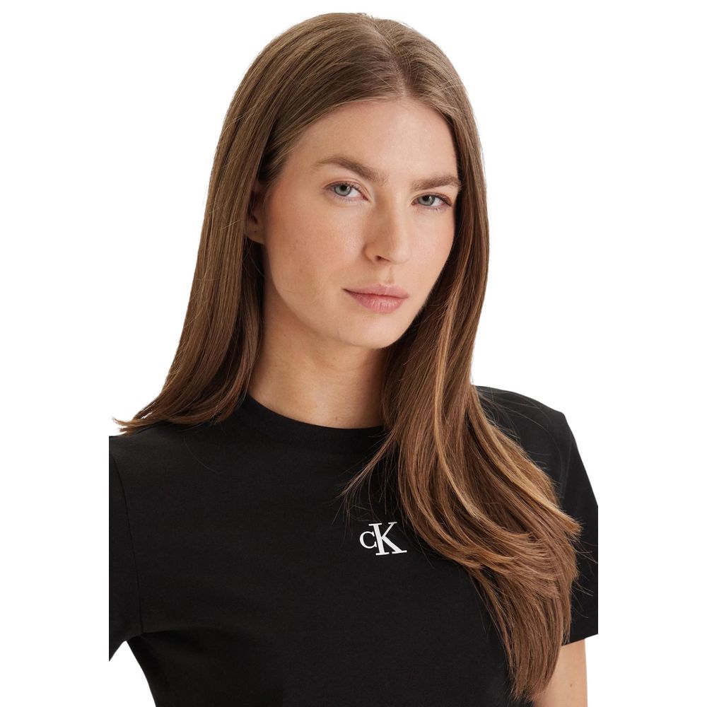 Black Cotton T-Shirt