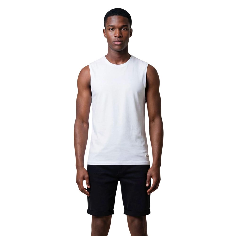 White Cotton Tank Tops