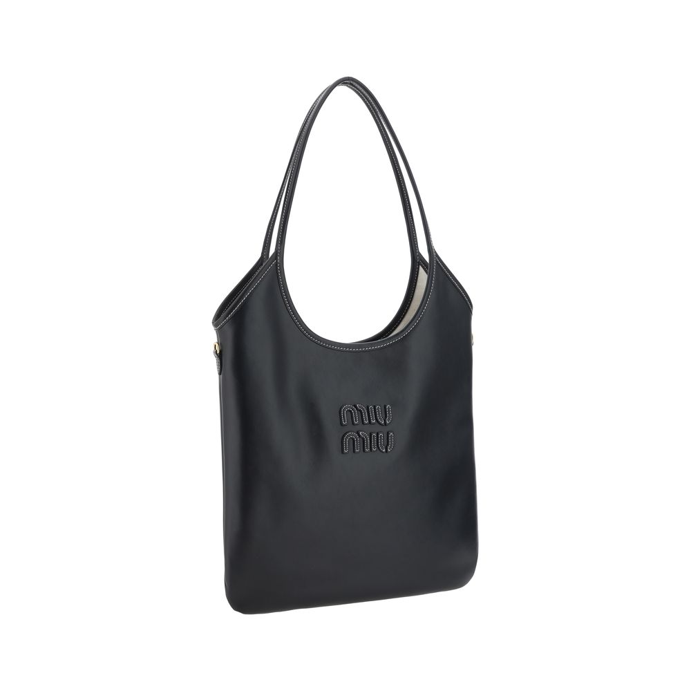 Black Calf Leather Bos Taurus Shoulder Bag