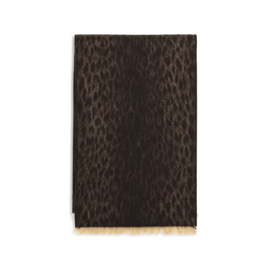 Brown Wool Oves Aries Scarf