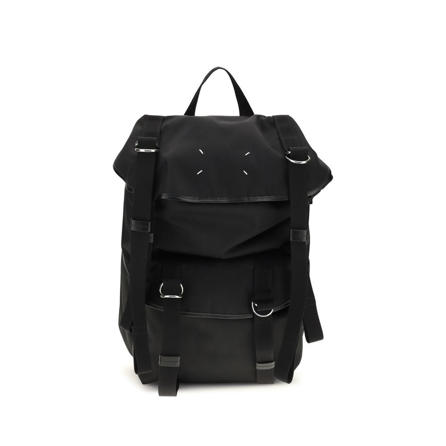 Black Nylon Backpack