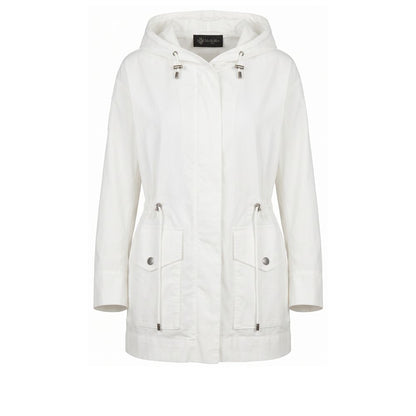 White Cotton Women Jacket