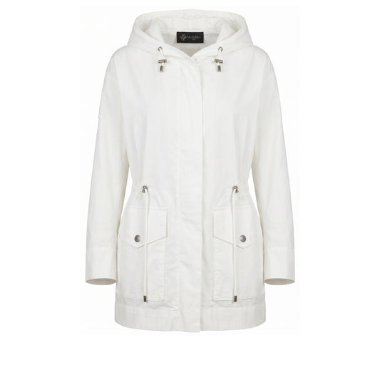 White Cotton Women Jacket