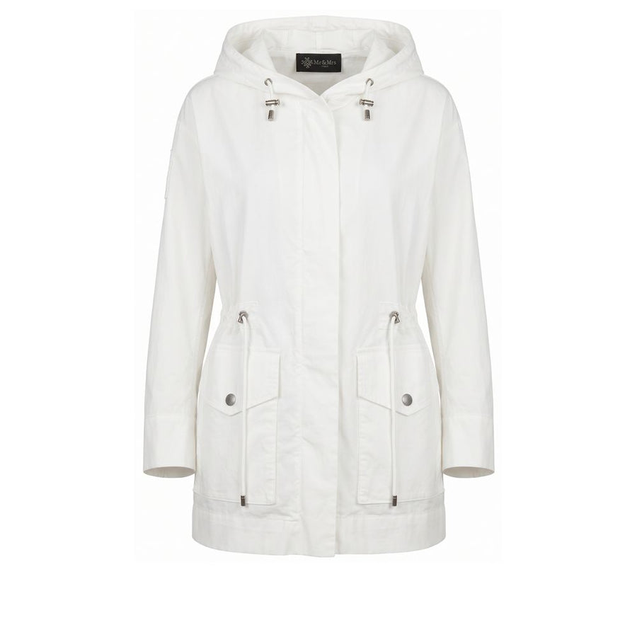 White Cotton Women Jacket