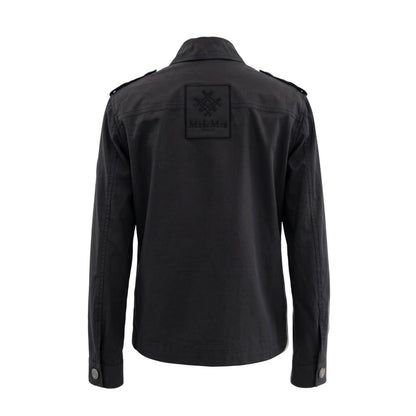 Black Cotton Women Jacket