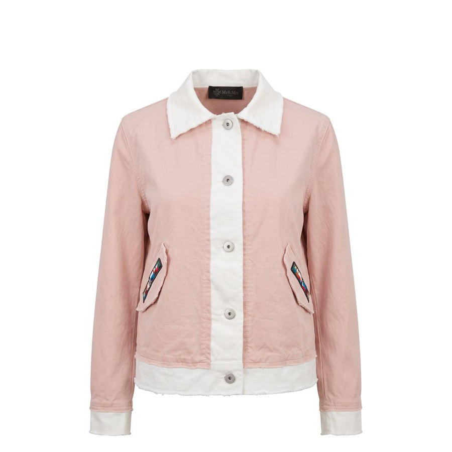 Pink Cotton Women's Jacket
