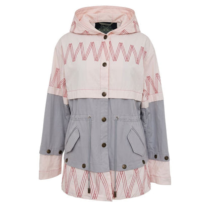 Pink Cotton Women Jacket