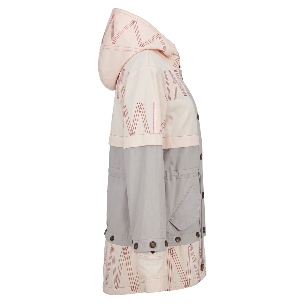 Pink Cotton Women Jacket