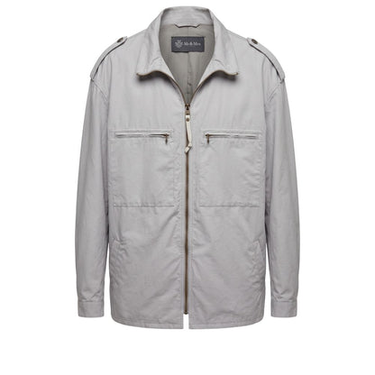Green Polyurethane Men Jacket