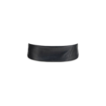Black Calf Leather Bos Taurus High-Waist Belt