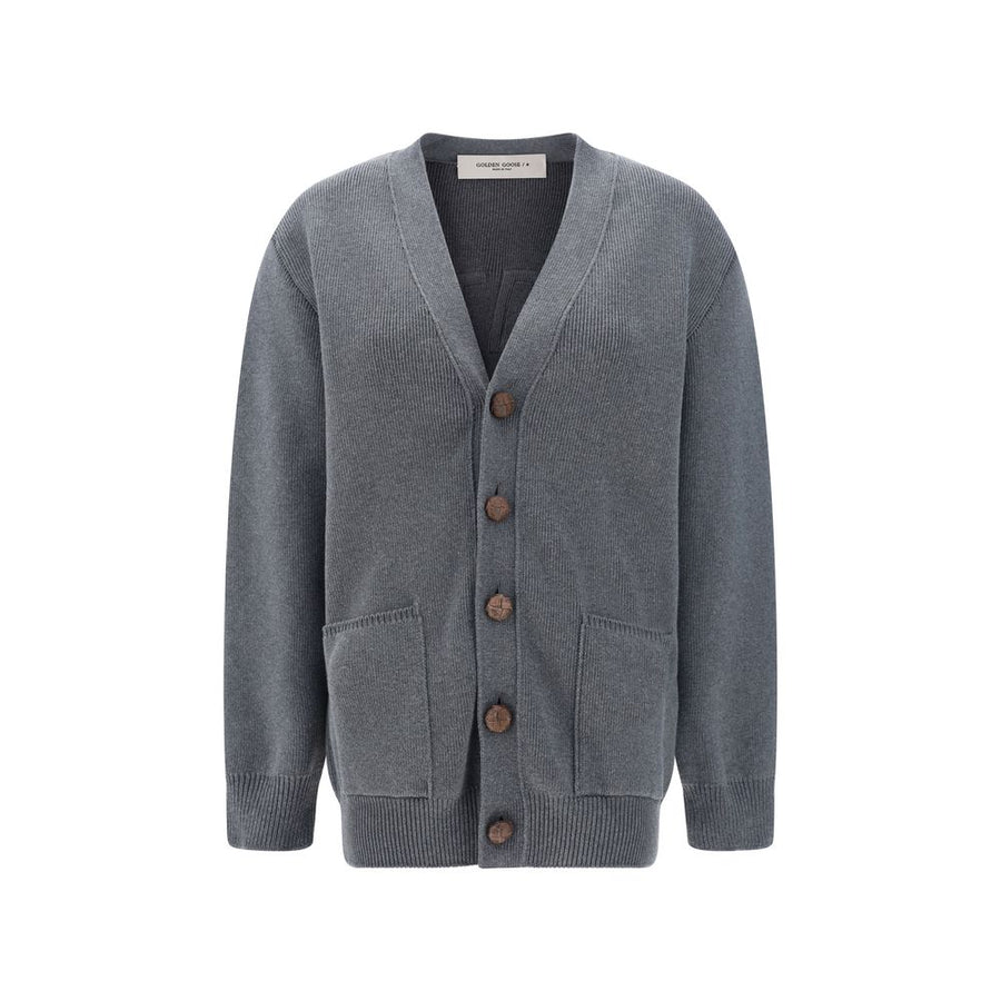 Gray Cotton Cardigan