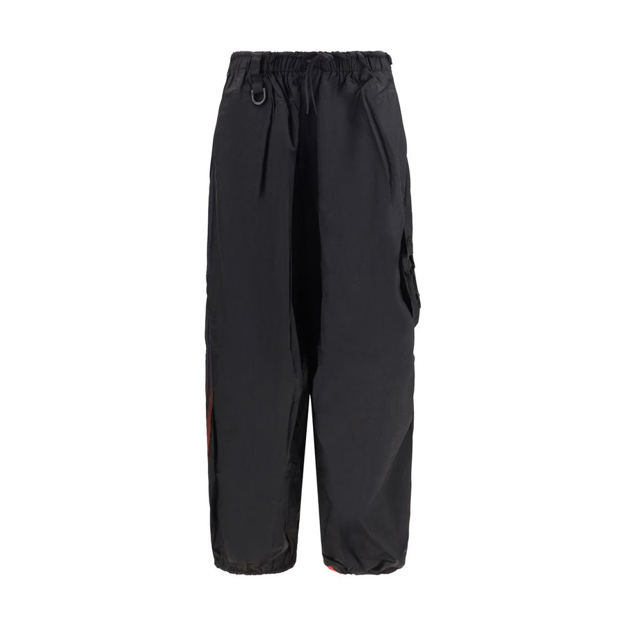 Black Polyamide Cargo Pants