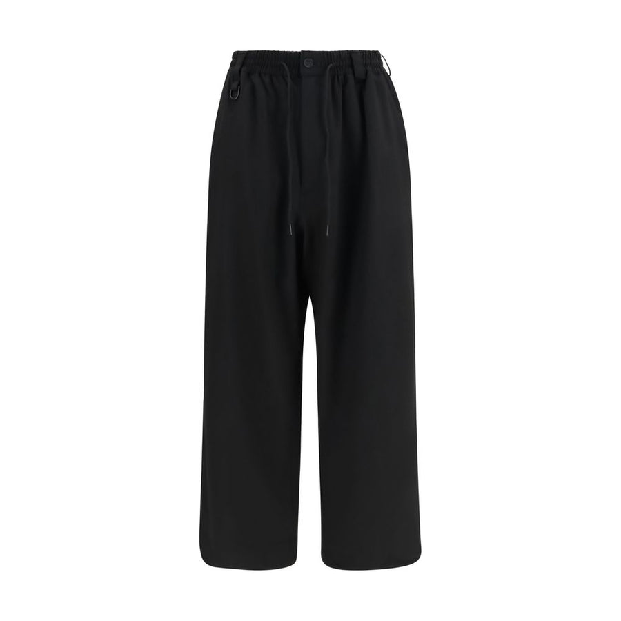 Black Wool Oves Aries Casual Pants