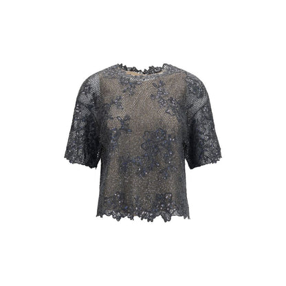 Gray Mohair Blouse