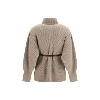 Beige Wool Oves Aries Cardigan
