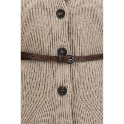 Beige Wool Oves Aries Cardigan