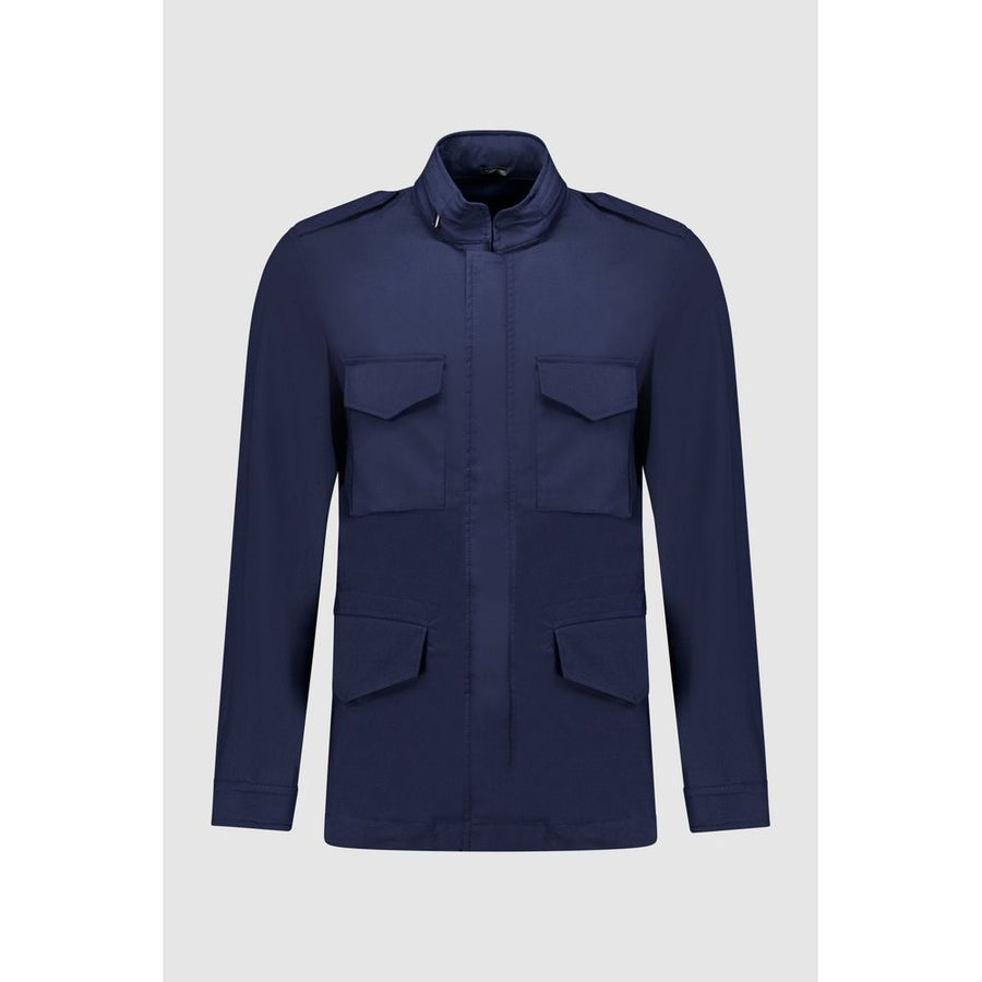 Navy Blue Cotton Jacket
