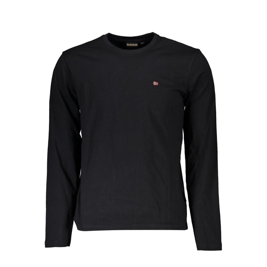 Black Cotton Men's T-Shirt