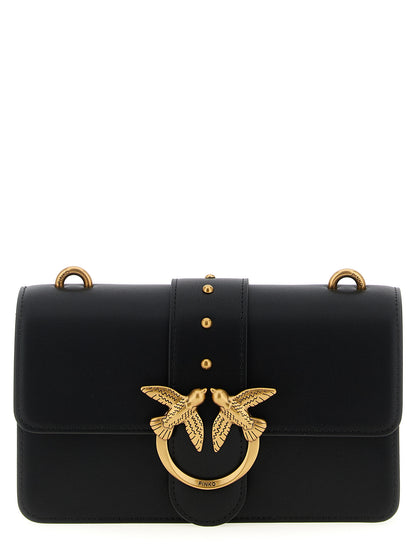 Black Calfskin Crossbody Bag