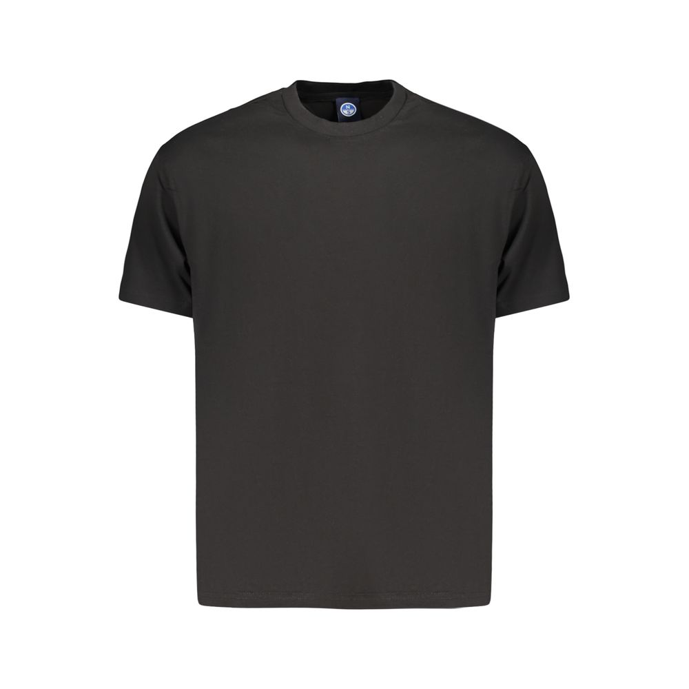 Black Cotton Men's T-Shirt