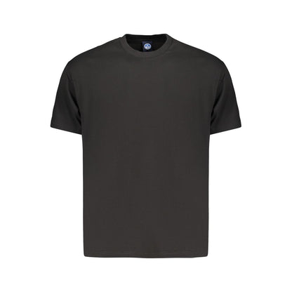 Black Cotton Men's T-Shirt