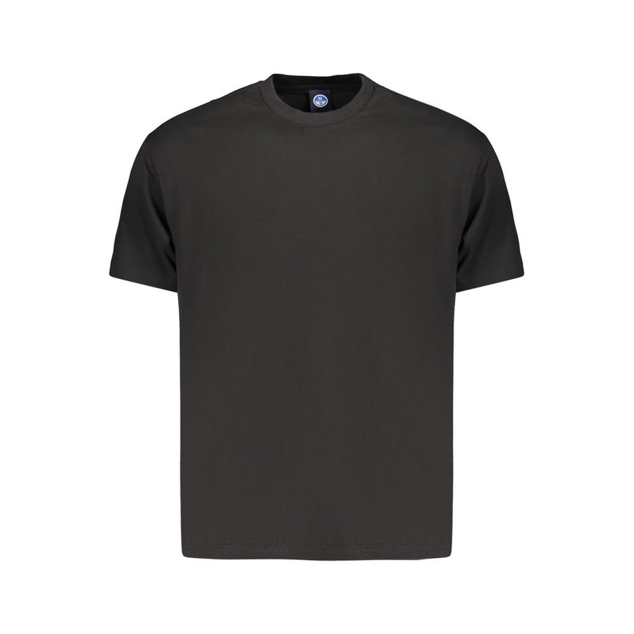 Black Cotton Men's T-Shirt