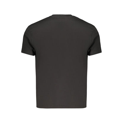 Black Cotton Men's T-Shirt