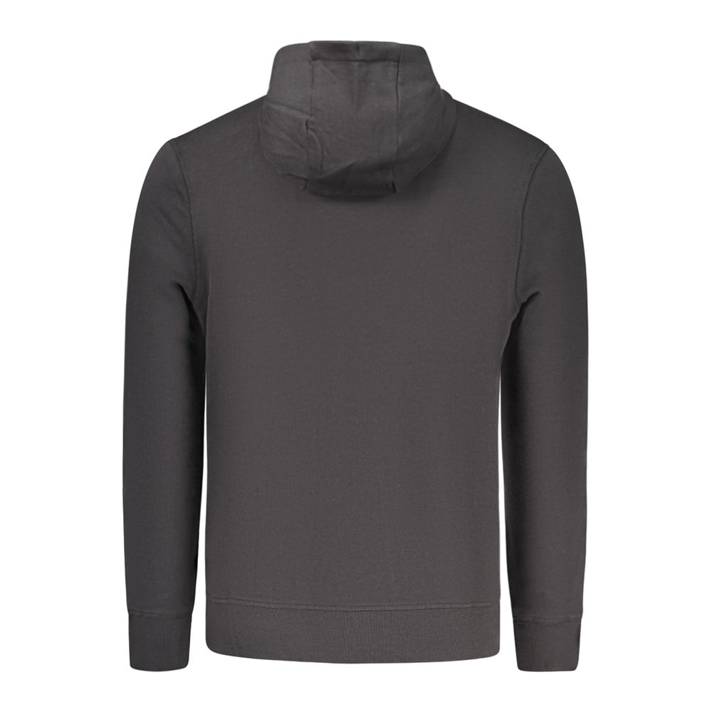 Black Cotton Men's Sweatshirt