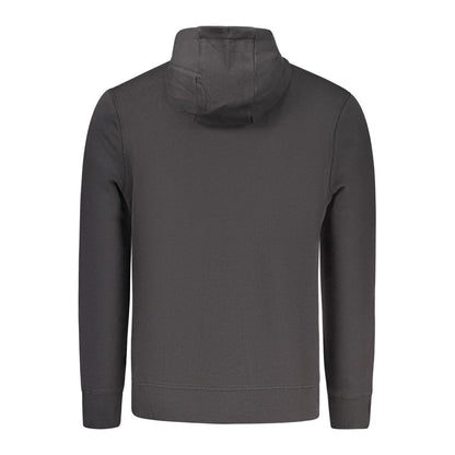 Black Cotton Men's Sweatshirt