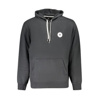 Black Cotton Men's Sweatshirt