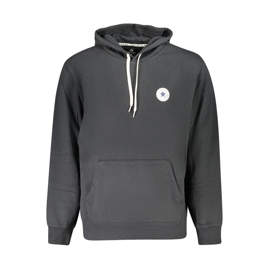 Black Cotton Men's Sweatshirt